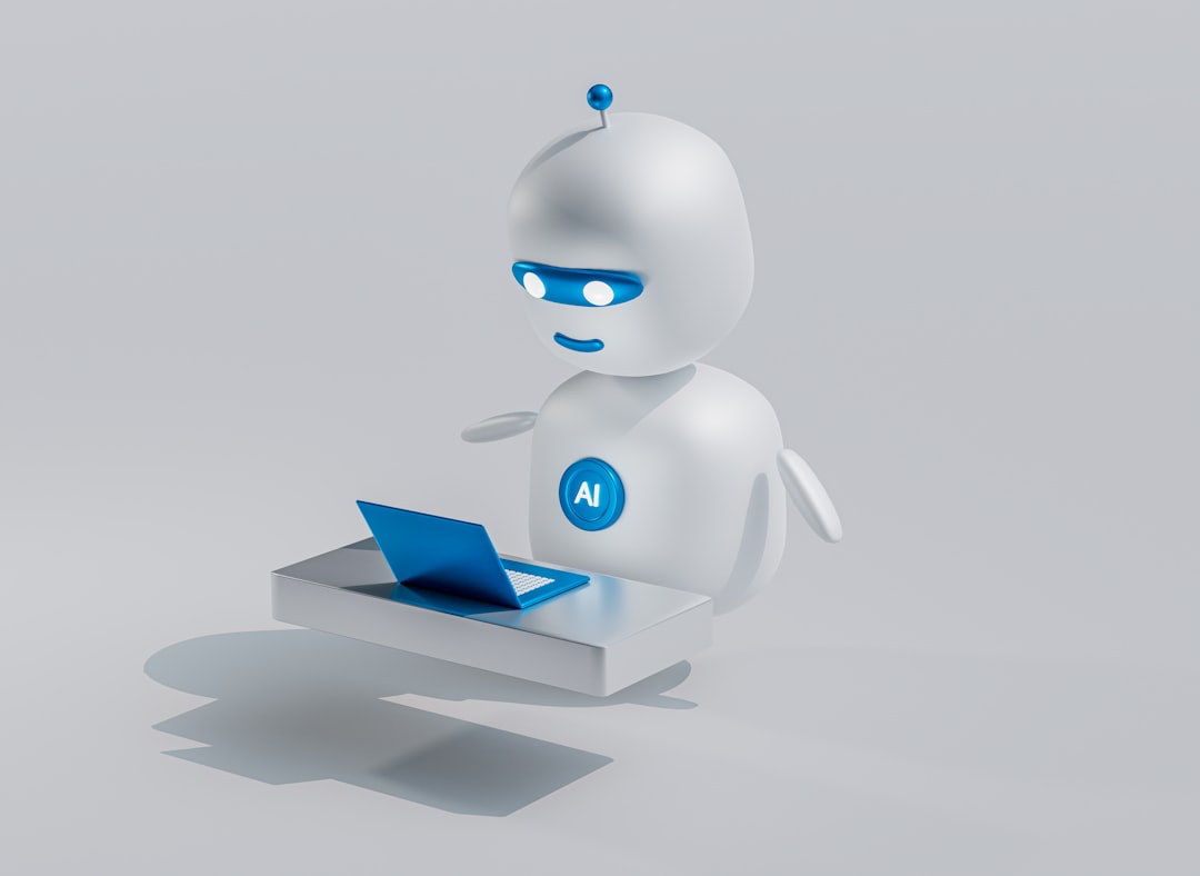Illustration d'un chatbot IA assistant dans un CRM pour PME